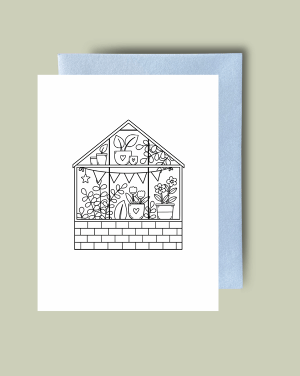 "Colour Me" Teacher Appreciation Card GREENHOUSE