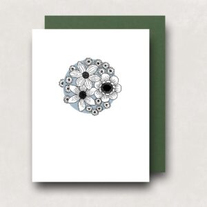 Notecard - Floral Circle