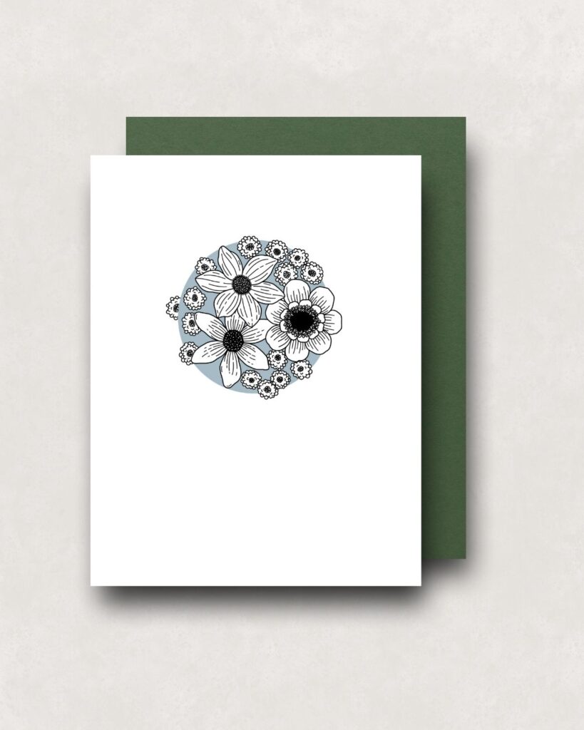 Notecard - Floral Circle
