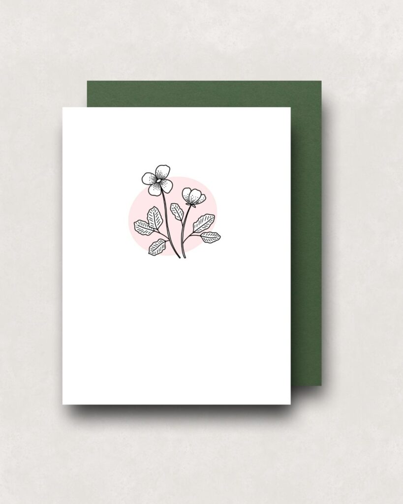 Notecard - Pink Duo