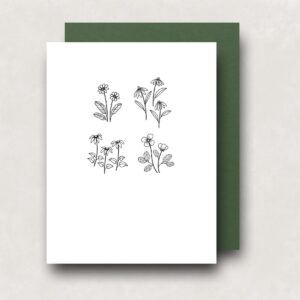 Notecard - Floral Four