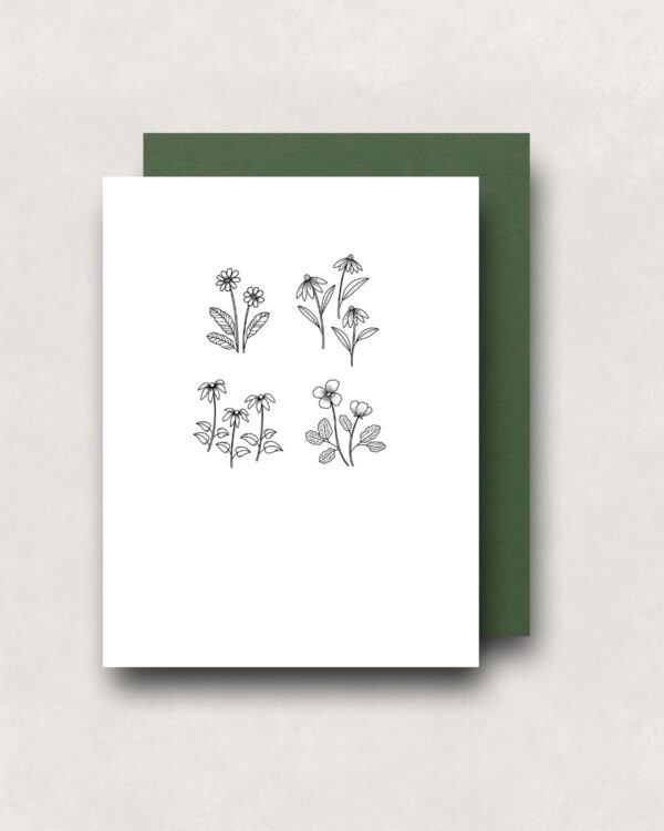 Notecard - Floral Four