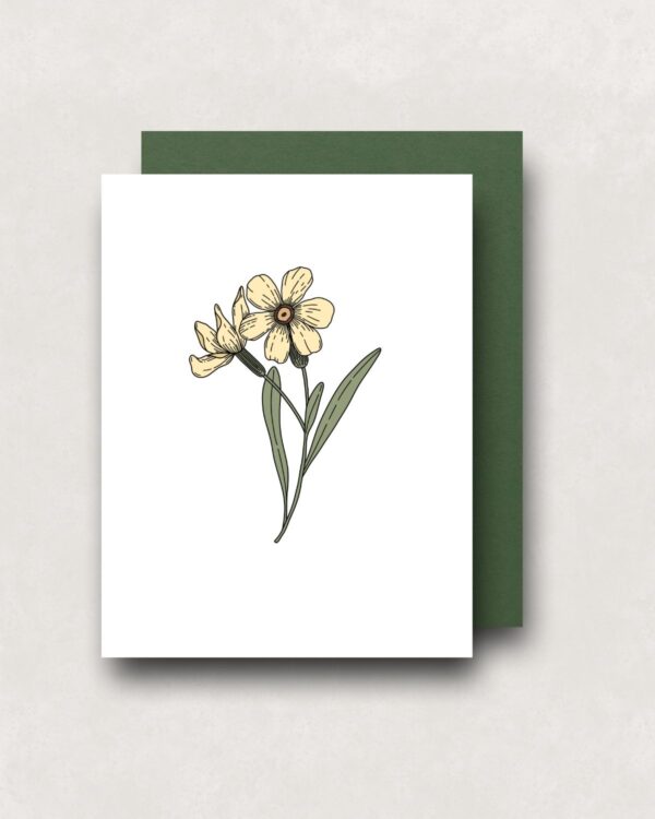 Notecard - Primrose