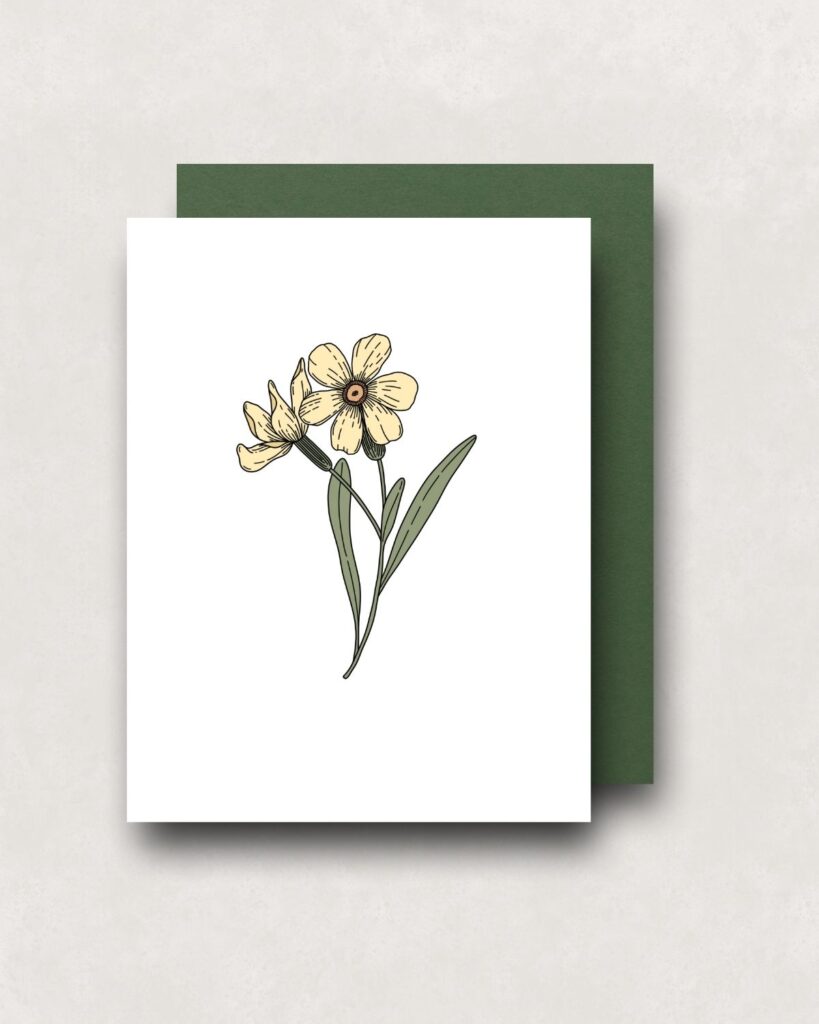 Notecard - Primrose