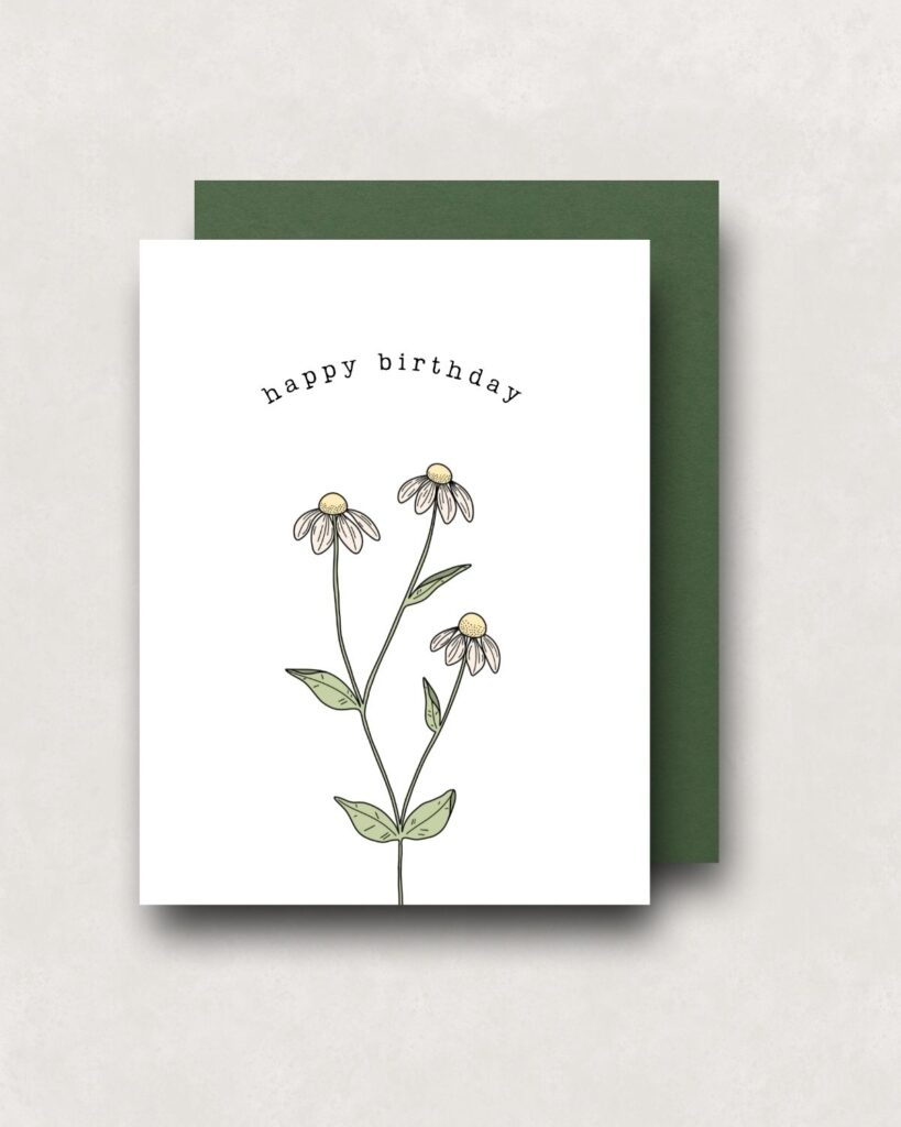 Birthday Card - Chamomile