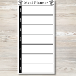 Notepad - Meal planner