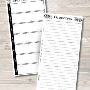 Notepad Bundle - Meal plan & Grocery List