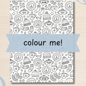 Colouring Page - JANUARY