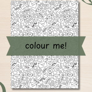 Colouring Page - FEBRUARY