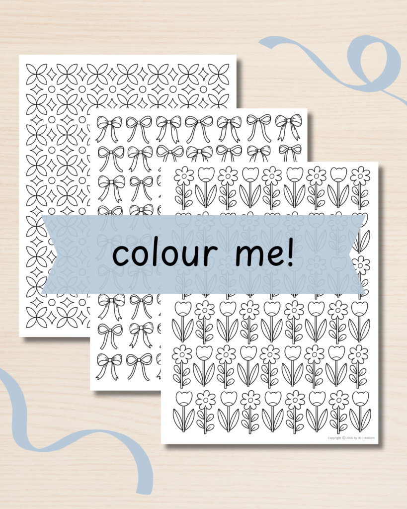 Colouring Pages - SPRING Patterns