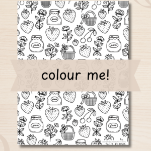 Colouring Page - JUNE