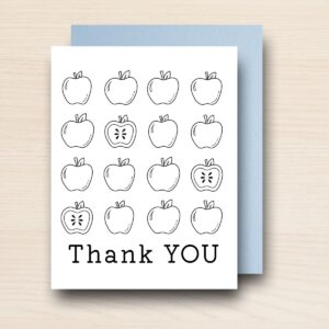 "Colour Me" Teacher Appreciation Card APPLES