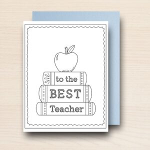 "Colour Me" Teacher Appreciation Card BOOKS