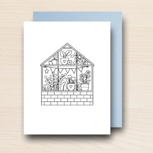 "Colour Me" Teacher Appreciation Card GREENHOUSE